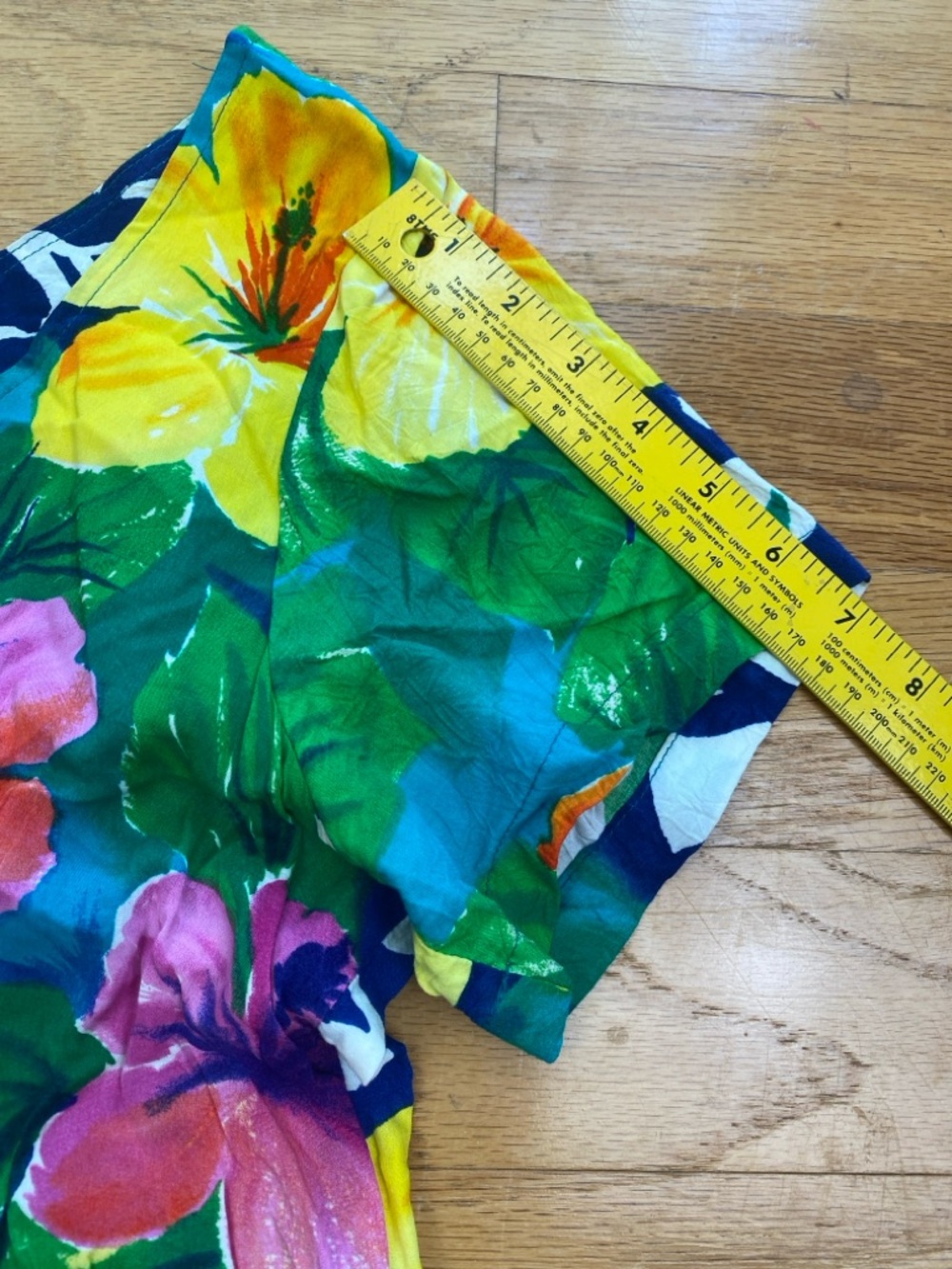 JAMS WORLD Hattie Dress Biscus Floral Print Watercolors W329-2A Size Large - Picture 6 of 8